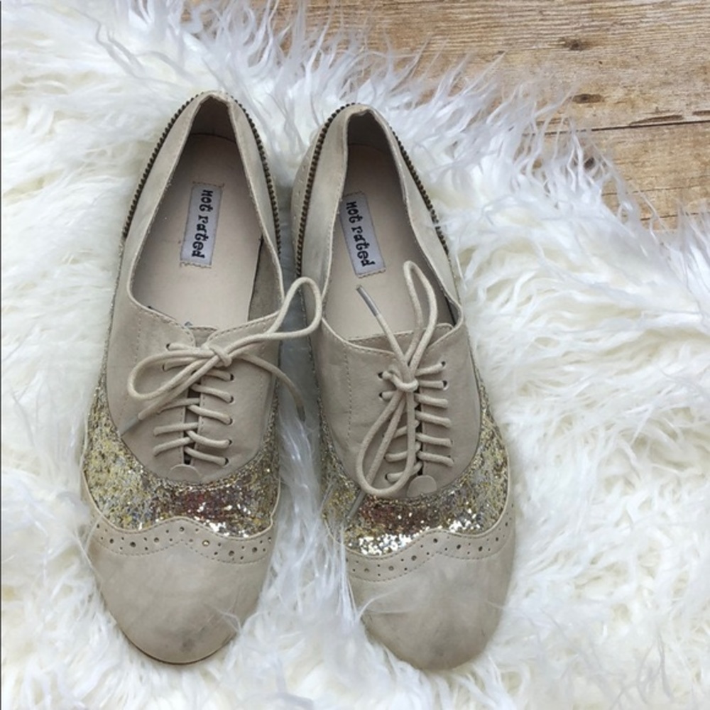 Glitter oxfords